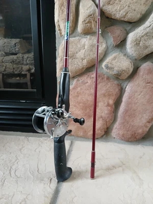 Carrete/vara de pescado Shakespeare Service Tru-axis 1944T modelo EK 2 piezas  Foto 1 de 4