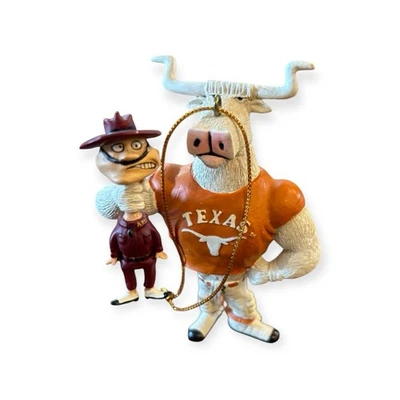 Texas Longhorns NCAA College Choke Texas A&M Rivalry Figurine Memory Company 9” - Image 1 of 4