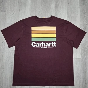 Carhartt Shirt XXL Relaxed Fit TK5713 Heavyweight Graphic Print Pocket Tee Neu mit Etikett - Bild 1 von 7