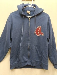 Majestic Boston Red Sox Vintage Hoodie mit durchgehendem Reißverschluss Herren Größe Small blau " - Bild 1 von 9