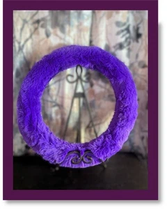 💜 Cubierta de volante difusa púrpura - 38 cm 15 pulgadas - Imagen 1 de 6