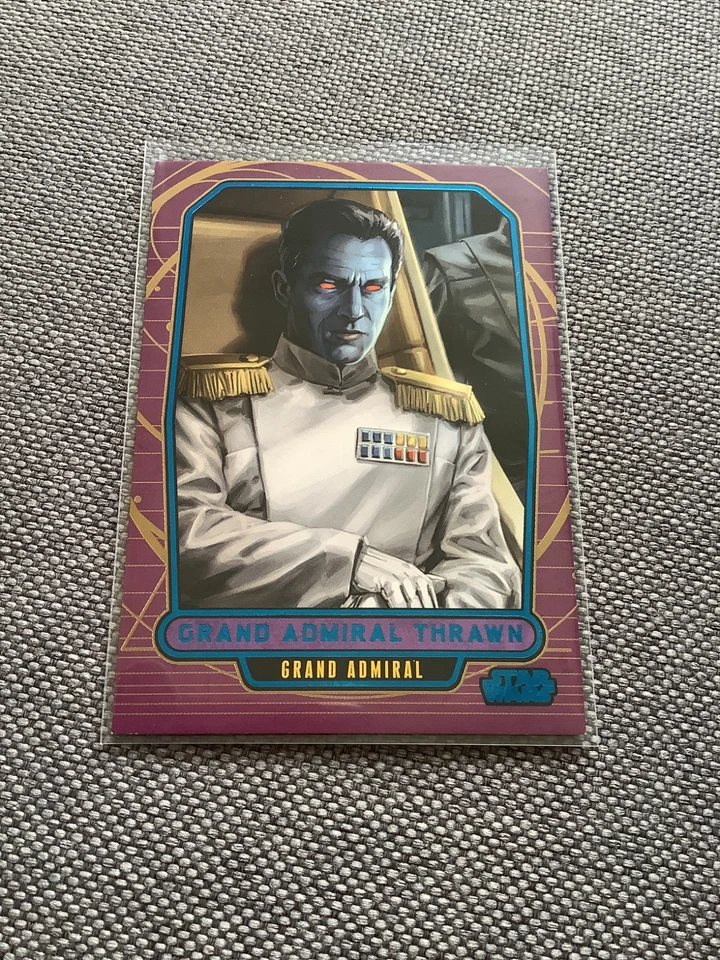 STAR WARS GALACTIC FILES BLUE PARALLEL #204 2012 TOPPS GND AD THRAWN 273/350 - Image 1 of 1