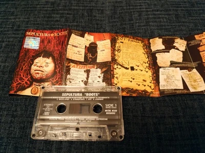 Sepultura Roots cassette MC Slayer Sadus Sodom Death Exodus Massacra Pestilence - Image 1 of 4