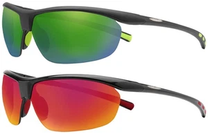 Suncloud Zephyr polarisierte halbrandlose Sonnenbrille mit Seitenschutz und verspiegelten Gläsern - Bild 1 von 5