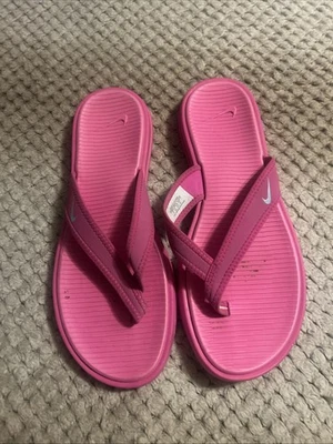 Chanclas para mujer Nike Solarsoft talla 9 rosa Foto 1 de 4