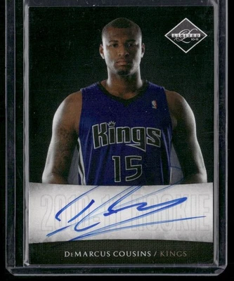 2010-11 Panini Limited #14 DeMarcus Cousins Next Day Autographs #/99 - Image 1 of 2
