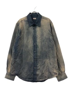 DIESEL {Hand washable} Lyocell garment dyed shirt Size: 46 Indigo Men - Picture 1 of 5