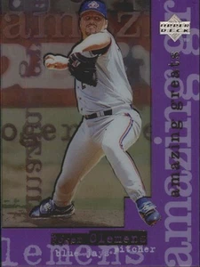 1998 (BLUE JAYS) Upper Deck Amazing Greats #AG21 Roger Clemens /2000 - Picture 1 of 2