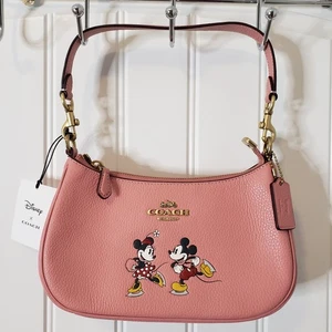 Disney X Coach Teri Bolso de Hombro/Bolso Bandolera Cartera con Motivo de Patín sobre Hielo Nuevo con Etiquetas - Imagen 1 de 7