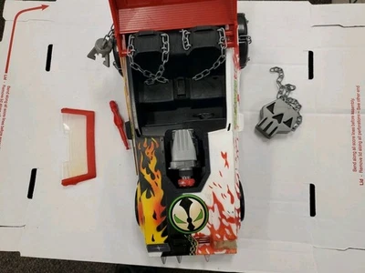 老式 1994 年 SPAWN Mobile Dragster 赛车 Todd McFarlane 玩具,原样 — 第 1/4 张图片