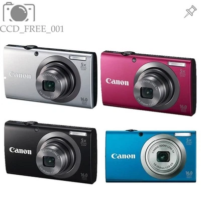 Canon PowerShot A2300 Digital Camera  2.7" LCD HD 16-megapixel 5x Optical Zoom - Image 1 of 4
