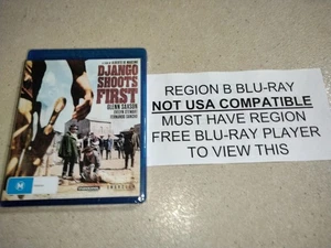NEW Django Shoots First Blu-ray REGION B Alberto De Martino Spaghetti Western - Picture 1 of 3
