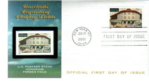 Fleetwood 3515 Baseball Forbes Field Encased Stamp - Bild 1 von 2