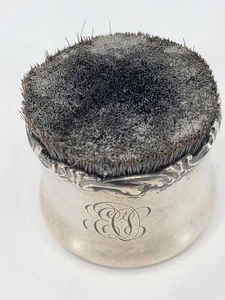 Antik Sterling Frank Whiting Penwipe ausgefallener Rand Mono - Bild 1 von 4