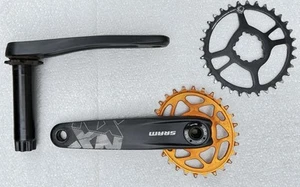 SRAM DUB NX Crank with 32T round & 28T oval Chainrings - Picture 1 of 6