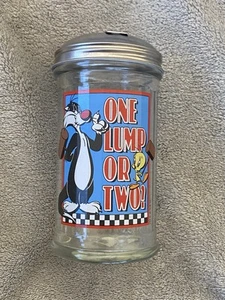 De colección 1993 Looney Tunes Piolín y Silvestre ¿Un bulto o dos? Dispensador de azúcar Diner - Imagen 1 de 5