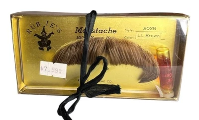 BIGOTES TEATRALES -CABELLO HUMANO PERSONAJE BÁSICO BIGOTE RUBÍES Estilo 2028 Foto 1 de 2