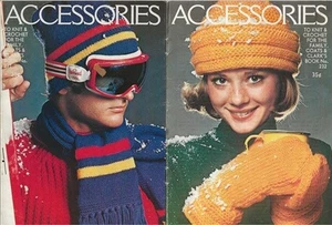 Coats and Clark 232 Accessories to Knit and Crochet & 266 Weather Beaters - Picture 1 of 2