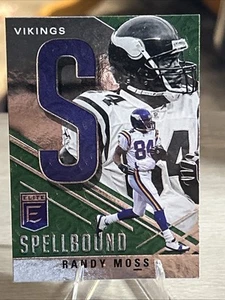 2021 Panini Donruss Elite - Spellbound Randy Moss #S-S Green First S - Picture 1 of 2
