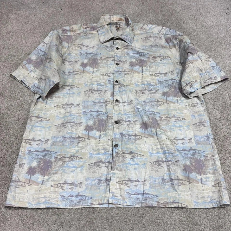 Campia Moda Button Down Shirt Men’s Multicolored Short Sleeve Size XL - Image 1 of 4