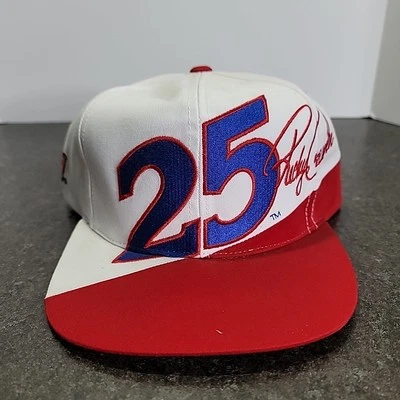 Vintage Chase Snap Back Hat Cap  White Red Ricky Craven Racing Bud Racing Nascar Foto 1 de 4
