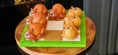 Fun Tic Tac Toe - Noughts & Crosses "Cat & Dog" Board Game By Paolo Chiari - Image 1 of 4