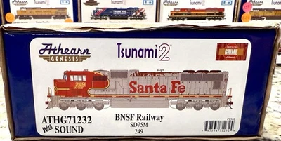 Athearn Genesis HO ATHG71232 EMD SD75M BNSF #249 LED/DCC/SOUND/NIB - Image 1 of 4
