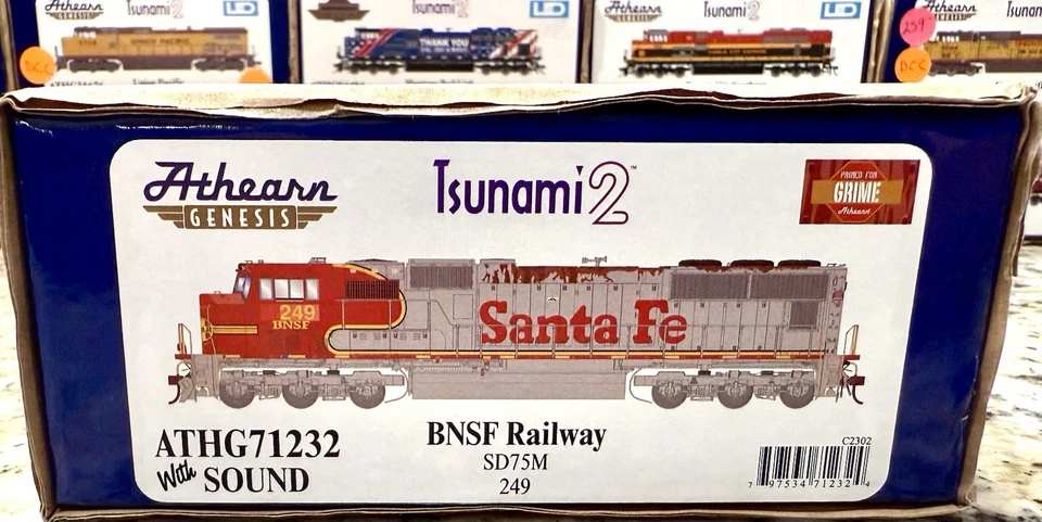 Athearn Genesis HO ATHG71232 EMD SD75M BNSF #249 LED/DCC/SOUND/NIB - Image 1 of 4