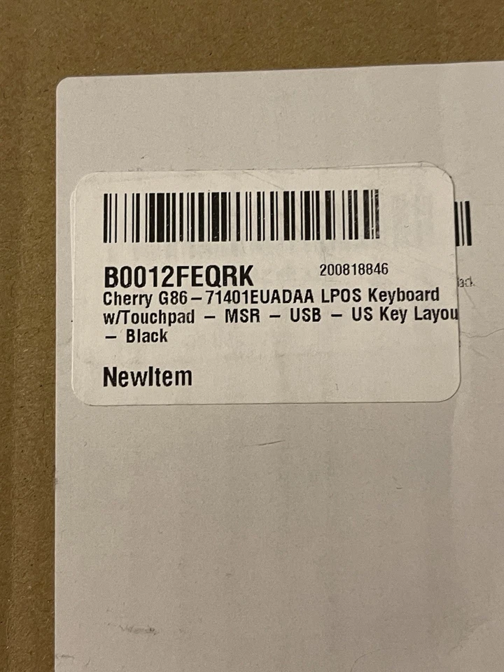 Cherry G86-71401EUADAA LPOS Wired Programable Keyboard with Touchpad SEALED - Image 1 of 4