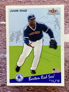 2002 Fleer Tradition Update Juan Diaz #U151 Boston Red Sox - Bild 1 von 2