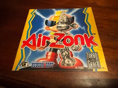 Air Zonk TurboGrafx 16 Instruction Manual Only - Image 1 of 3