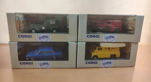 Corgi x 4 - 96501 Ford Cortina, 96866/99808 Ford Popular x 2 & 99805 Bedford CA - Picture 1 of 8
