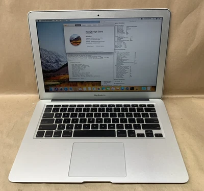 2010 MacBook Air A1369, Intel Core 2 Duo@2.13GHz, 4GB RAM, 256GB SSD High Sierra - Image 1 of 4