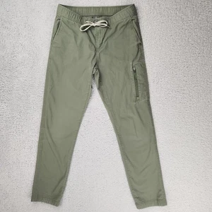 Vuori Pants Mens Small Elastic Waist Drawstring Ripstop Stretch Casual Comfort - Picture 1 of 22