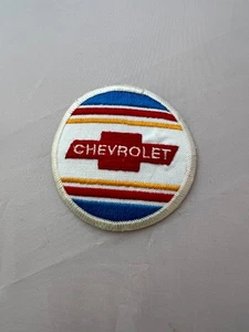 Vintage 70s-80s Chevrolet Patch Yellow Blue Red White - 3" Chevy - Picture 1 of 4