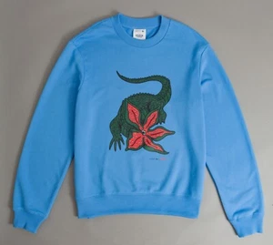 Lacoste x Netflix Stranger Things Sweatshirt Organic Cotton Small - Picture 1 of 6