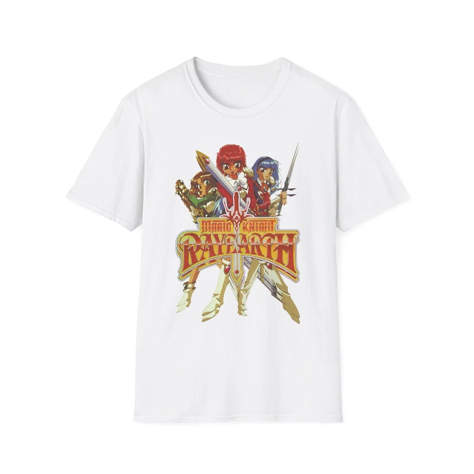 Magic Knight Rayearth, Sega Saturn, Unisex Softstyle T-Shirt - Image 1 of 1