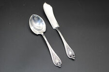 INTERNATIONAL/ROGERS OLD COLONY SILVERPLATE SUGAR SPOON & MASTER BUTTER KNIFE