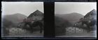 FRANCE Village Mulet c1915&#160;Photo NEGATIVE Plaque de verre Stereo Vintage V31L6n1