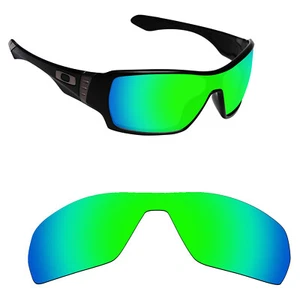 Hawkry Polarized Replacement Lenses for-Oakley Offshoot Sunglass Emerald Green - Picture 1 of 3
