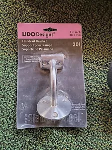 Lavi Industries 44-301/1H 1.5" Satin Stainless Steel Standard Handrail Bracket - Picture 1 of 2