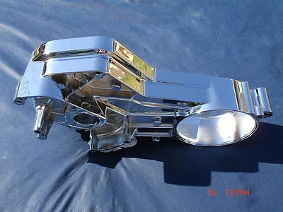 Harley Chrome Inner Primary 4 Touring Road Glide Street Glide 1-06 Exchange Prog - Image 1 of 4