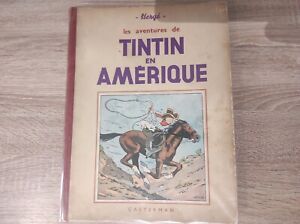 Superbe Tintin En Amérique N&B