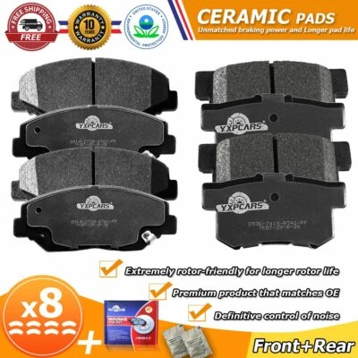 Pastillas de freno delanteras y traseras de cerámica para Honda CR-V 2002-2004 2003-2011 Honda Element Foto 1 de 4