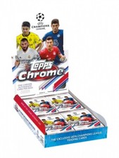 2020-21 TOPPS CHROME UEFA CHAMPIONS LEAGUE SOCCER SEALED HOBBY BOX