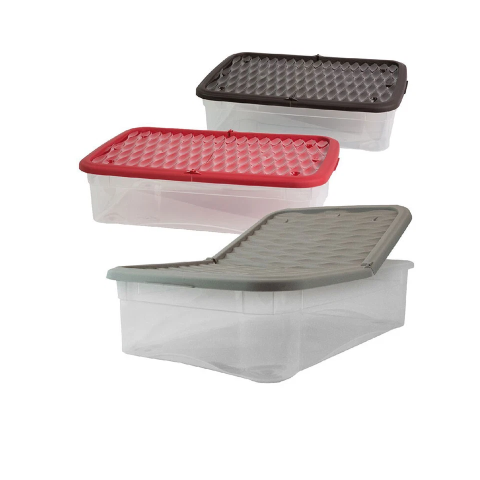 Belli e Forti Contenitore Storage Marea In Plastica Rosso Moka Tortora - Immagine 1 di 1