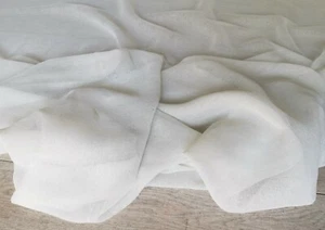 Scampoli in misto lino colore bianco (Sabby col. 1) - Picture 1 of 1