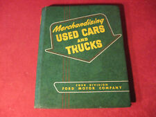 1950 Ford Used Car Truck Merchandising Book Sales Brochure Booklet Catalog Old