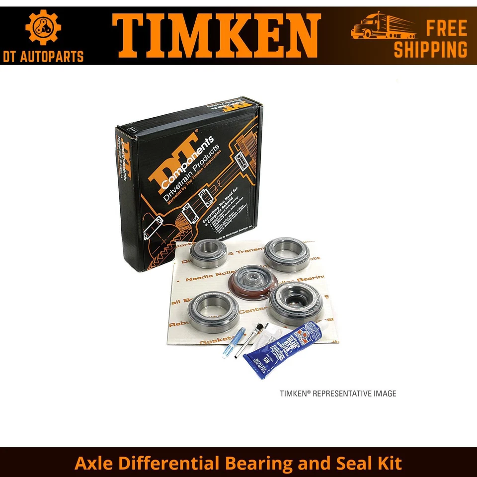 Kit de cojinete y sello diferencial eje trasero Timken para Chrysler Aspen 2007-2009 Foto 1 de 3