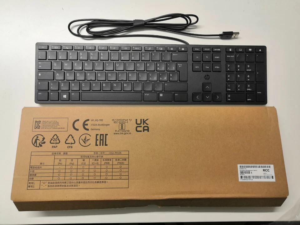 Tastiera USB originale HP Halley - Immagine 1 di 1